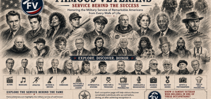 Famous Veterans - Celebrities Who Proudly Served In The Armed Forces